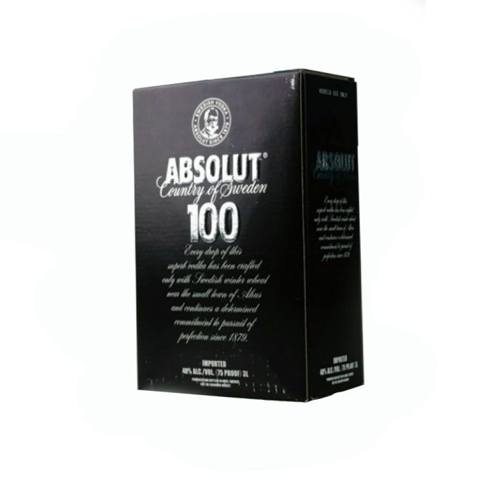 Горілка Абсолют Блек 3 літри